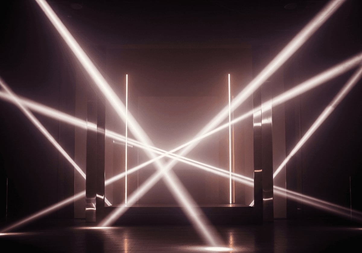 Architectural uplighting design at NJ wedding